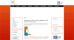 Desktop Screenshot of campus-logistique.crihan.fr